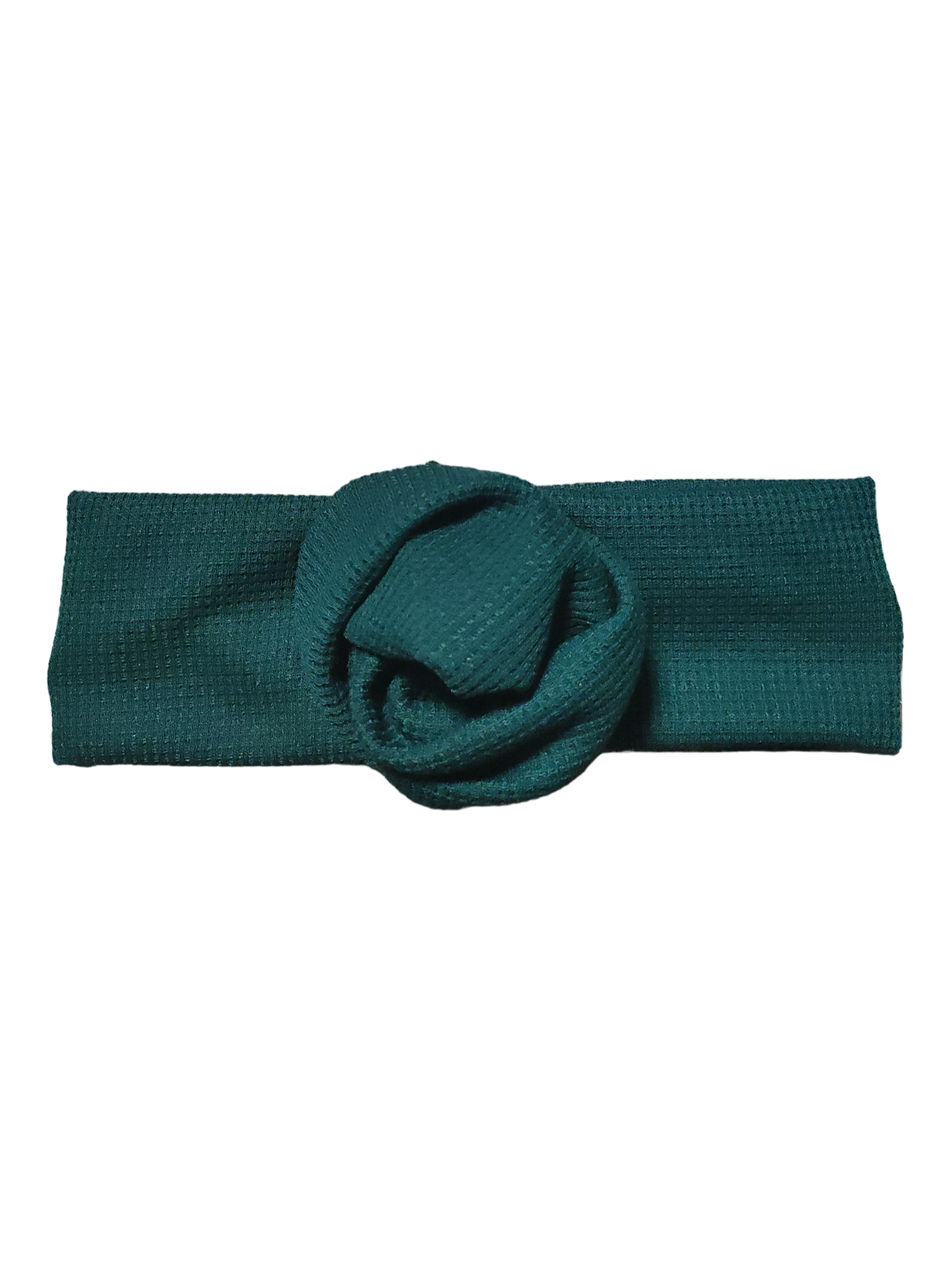 BETTY BOO BANDS™ WIRED HEADWRAP | Knitted Ribbed | Deep Green