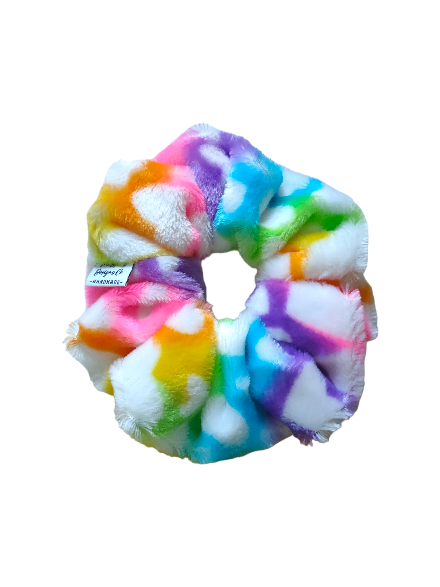 LARGE Fluffy Rainbow Hearts