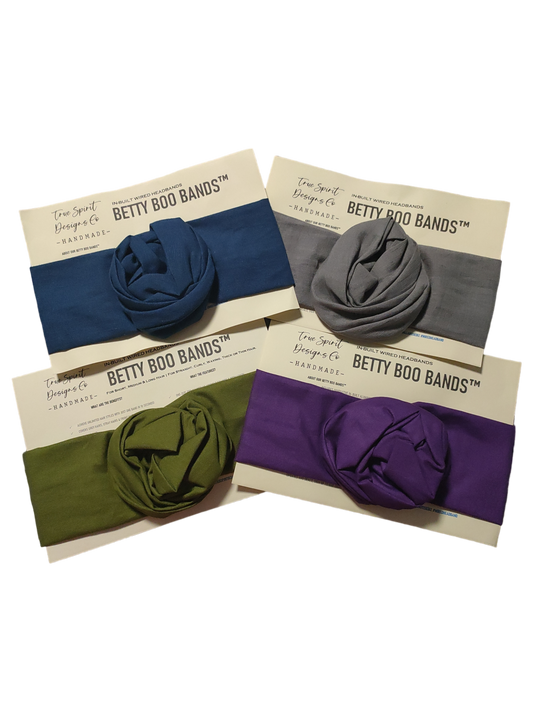 BUNDLE | STARTER PACKS | BETTY BOO BANDS™ WIRED HEADWRAP | Winter | 4 Pack