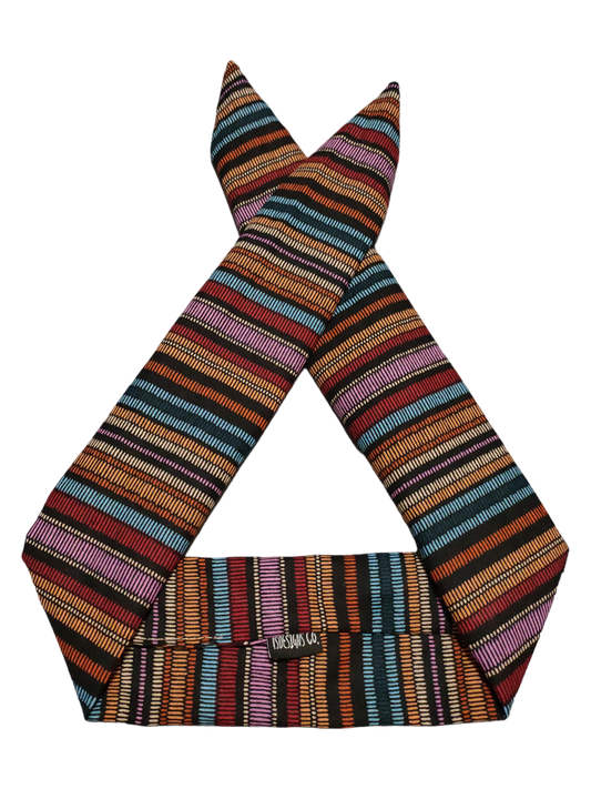 BETTY BOO BANDS™ WIRED HEADWRAP | Art Deco Stripes