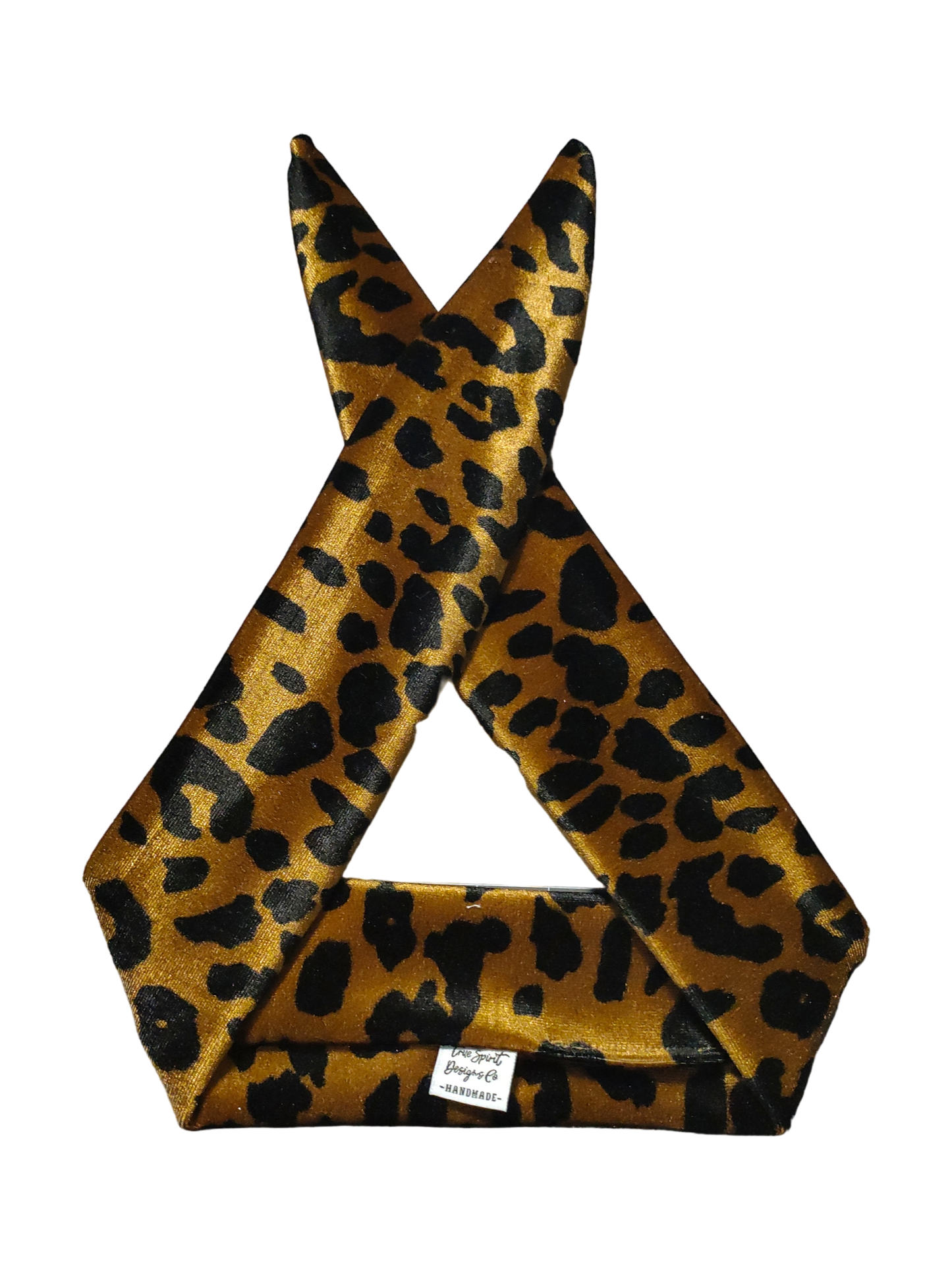 BETTY BOO BANDS™ WIRED HEADWRAP | Leopard | Velvet Bronze