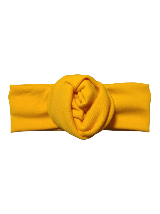 BETTY BOO BANDS™ WIRED HEADWRAP | Knitted Yellow