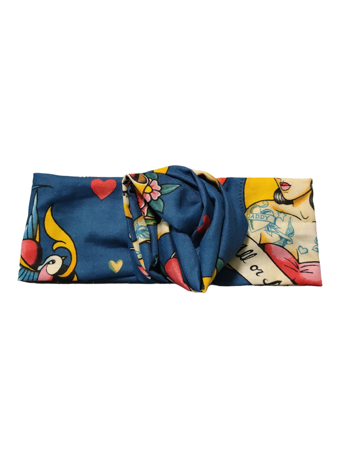 BETTY BOO BANDS™ WIRED HEADWRAP | Pinup Love | Navy Blue