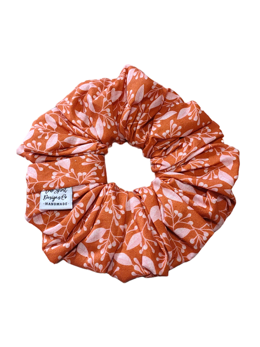 LARGE Orange Floral