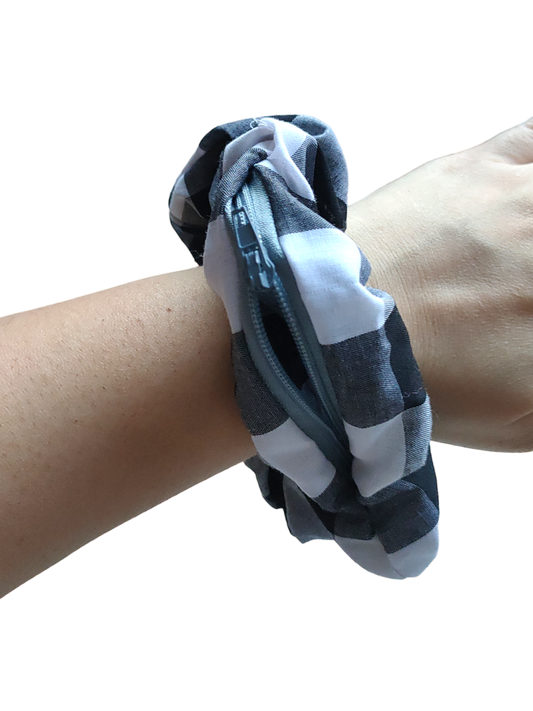 MINI STASH Gingham Black & White