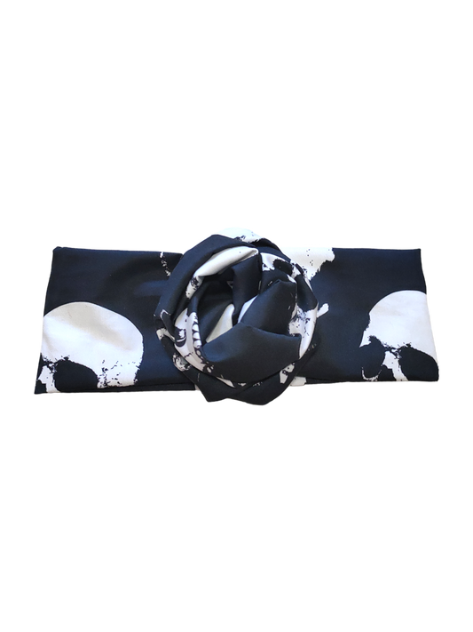 BETTY BOO BANDS™ WIRED HEADWRAP | Skulls | Black & White