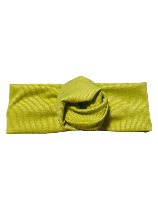 BETTY BOO BANDS™ WIRED HEADWRAP | Knitted Ribbed | Olive Green