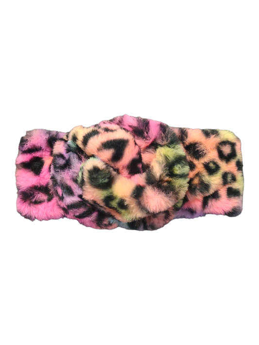 BETTY BOO BANDS™️ | FLUFFY WIRED BANDS | Rainbow Pink Leopard