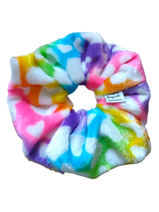 XXL Fluffy Rainbow Hearts