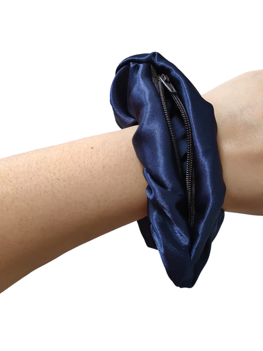 MINI STASH Satin Navy Dark Blue