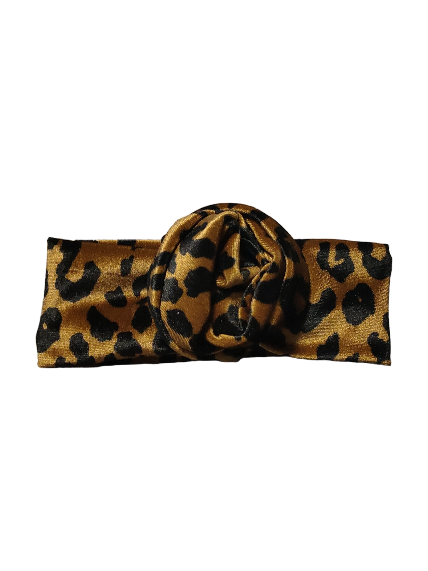 BETTY BOO BANDS™ WIRED HEADWRAP | Leopard | Velvet Bronze