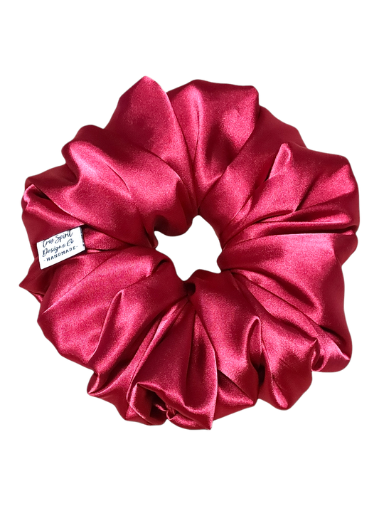 XXL Satin Cherry Red