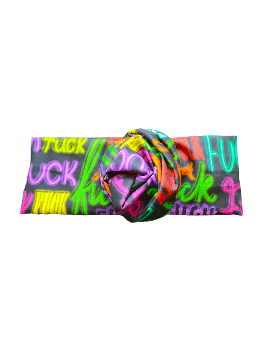 BETTY BOO BANDS™ WIRED HEADWRAP | 18+ Swear Band | Neon F*ck Signs