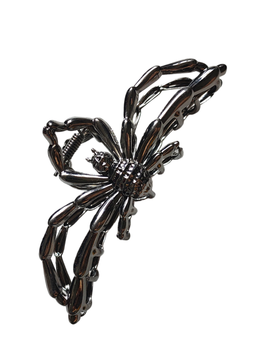 HAIR CLAW | Gunmetal Spider