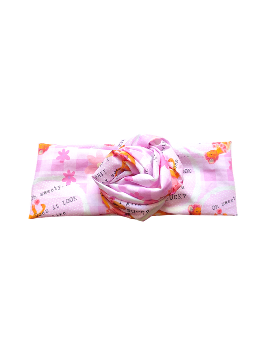 BETTY BOO BANDS™ WIRED HEADWRAP | 18+ Swear Band | Oh Sweety...Does it Look Like I Give a F*ck?