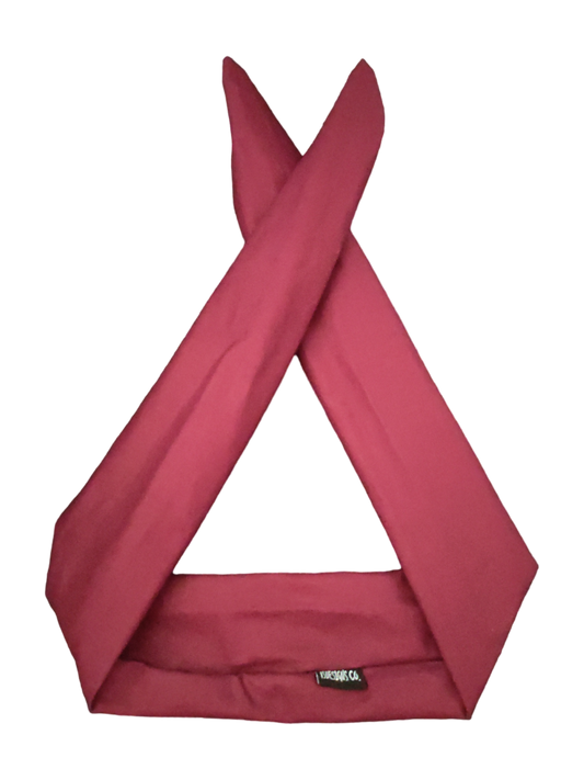 BETTY BOO BANDS™ WIRED HEADWRAP | + ZIP POCKET | Maroon