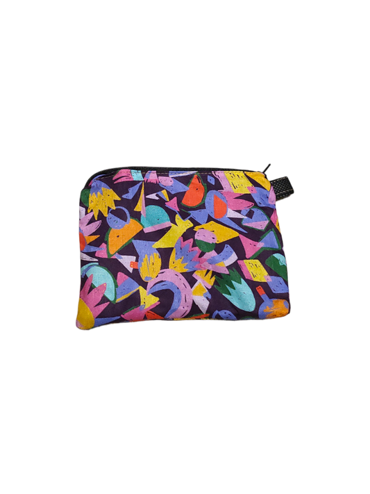STORAGE ZIP POUCH Deb Naughton's Paint Abstract