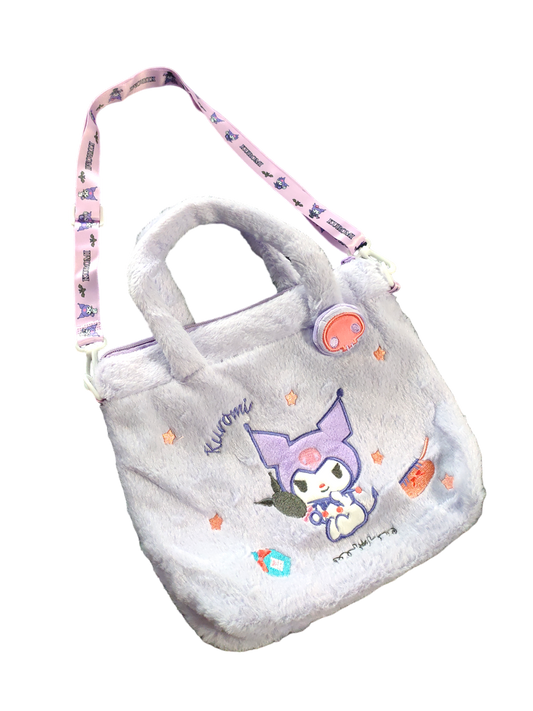 SMALL BAG Fluffy Sanrio Kuromi Style