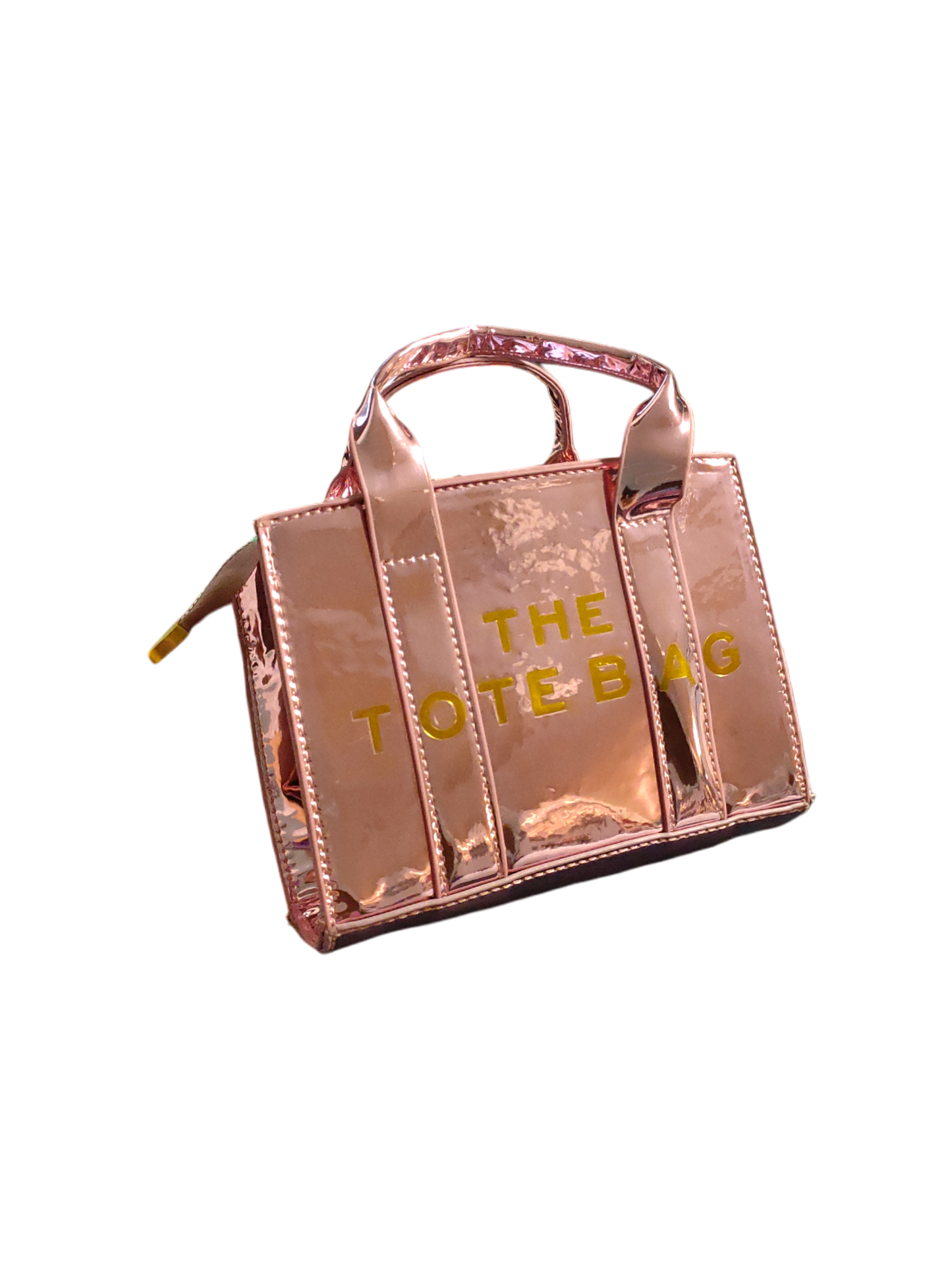 SMALL BAG Totebag Style | Chrome Metallic Pink