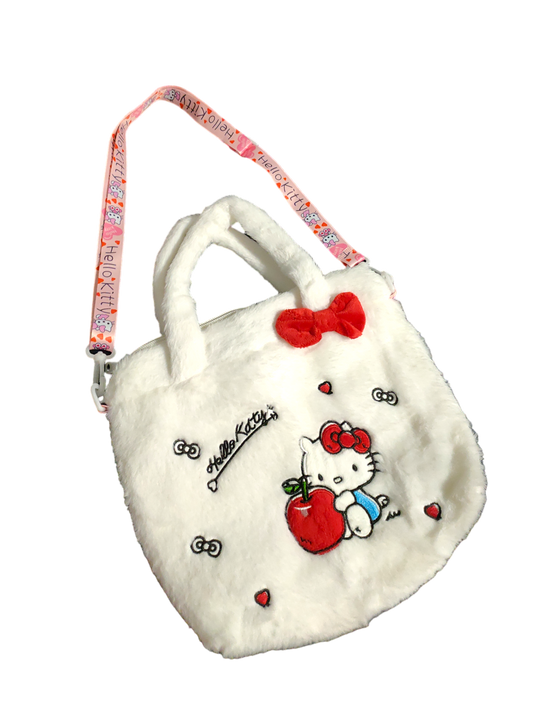 SMALL BAG Fluffy Sanrio Hello Kitty Style