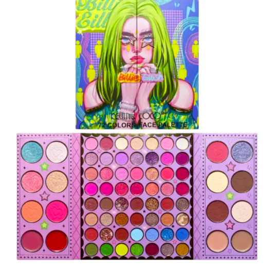 MAKEUP PALETTES | Billie E | 72-colour Eyeshadow & Face Palette
