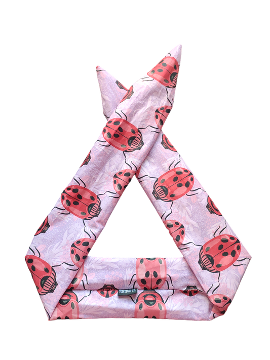 BETTY BOO BANDS™ WIRED HEADWRAP | Lady Beetle | Pink