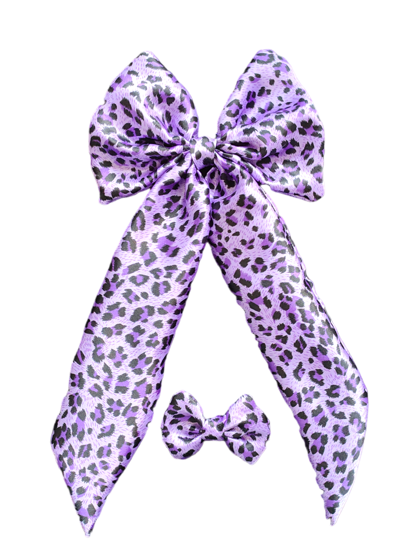 BOWS | Large & Mini Set | Satin Purple