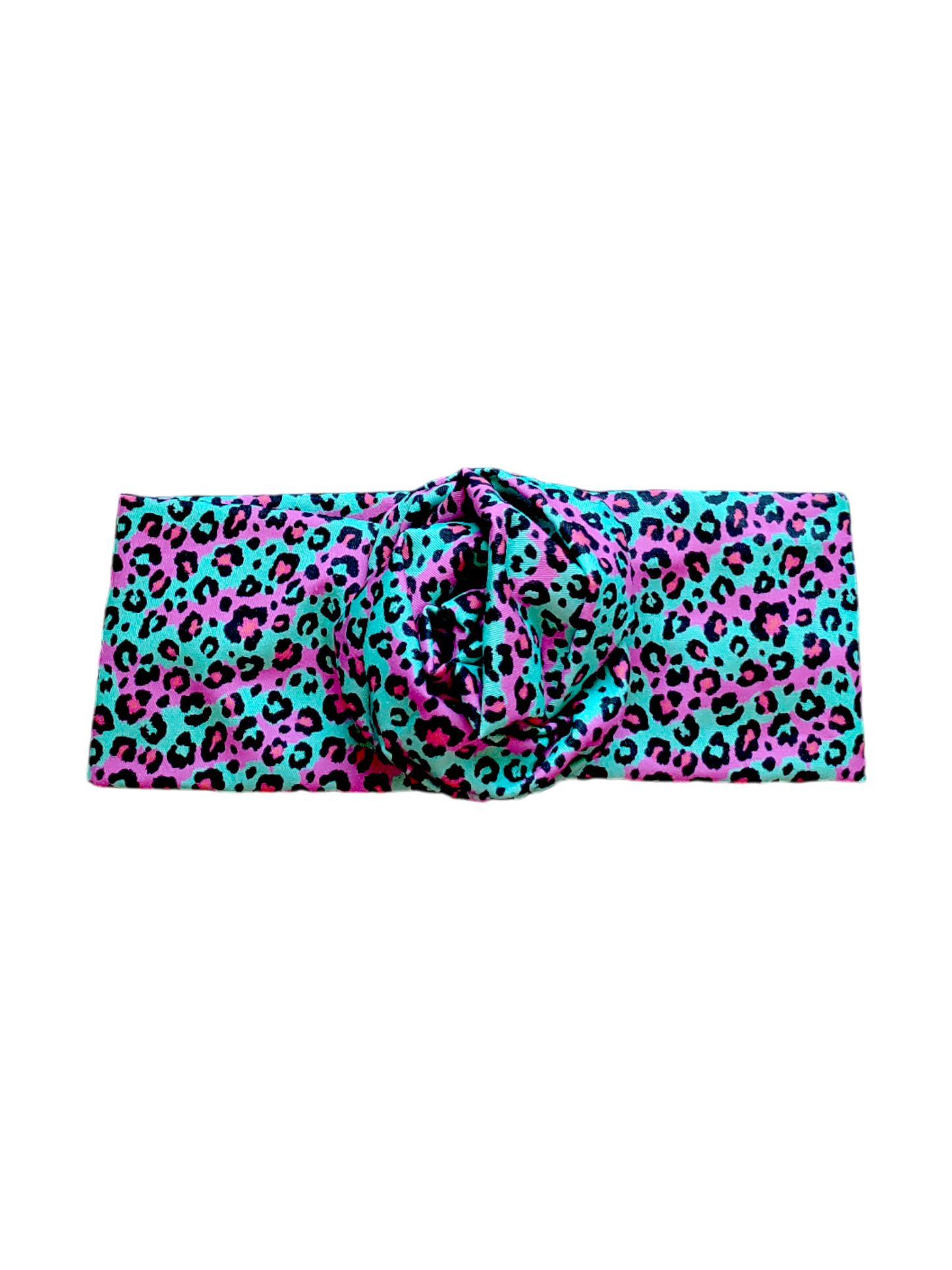 BETTY BOO BANDS™ WIRED HEADWRAP | Leopard | Teal & Pink