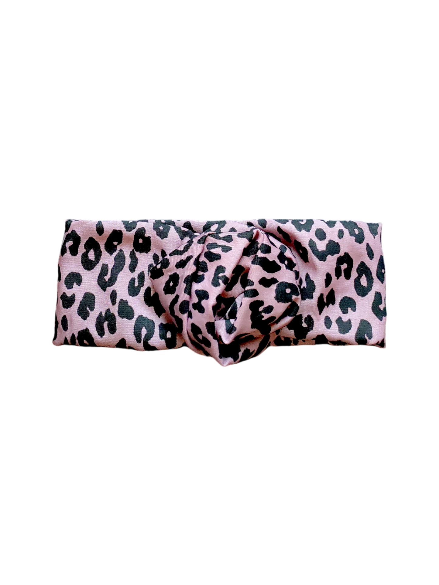 BETTY BOO BANDS™ WIRED HEADWRAP | Leopard | Denim Pink