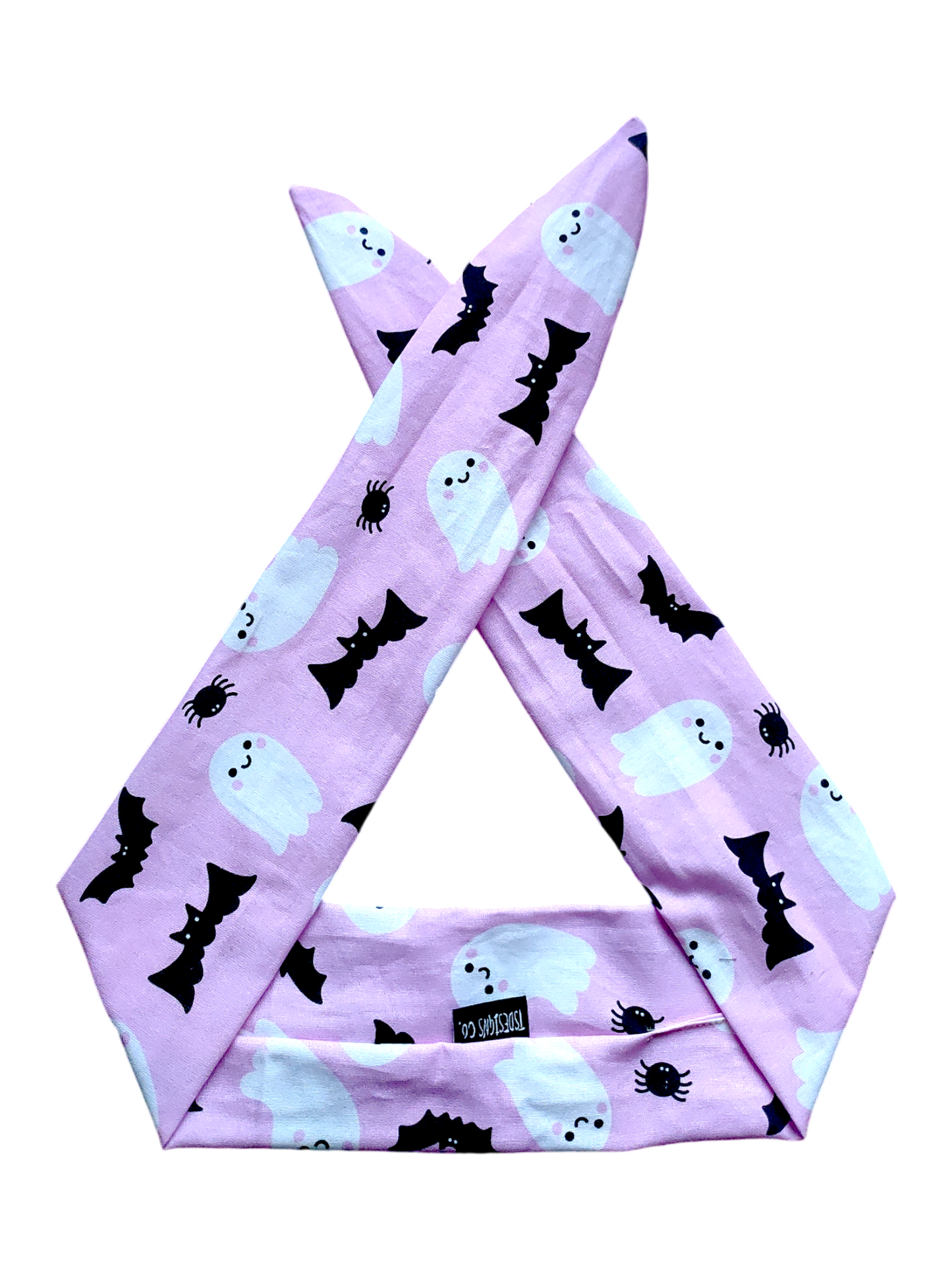 BETTY BOO BANDS™ WIRED HEADWRAP | Ghost & Bats | Pink