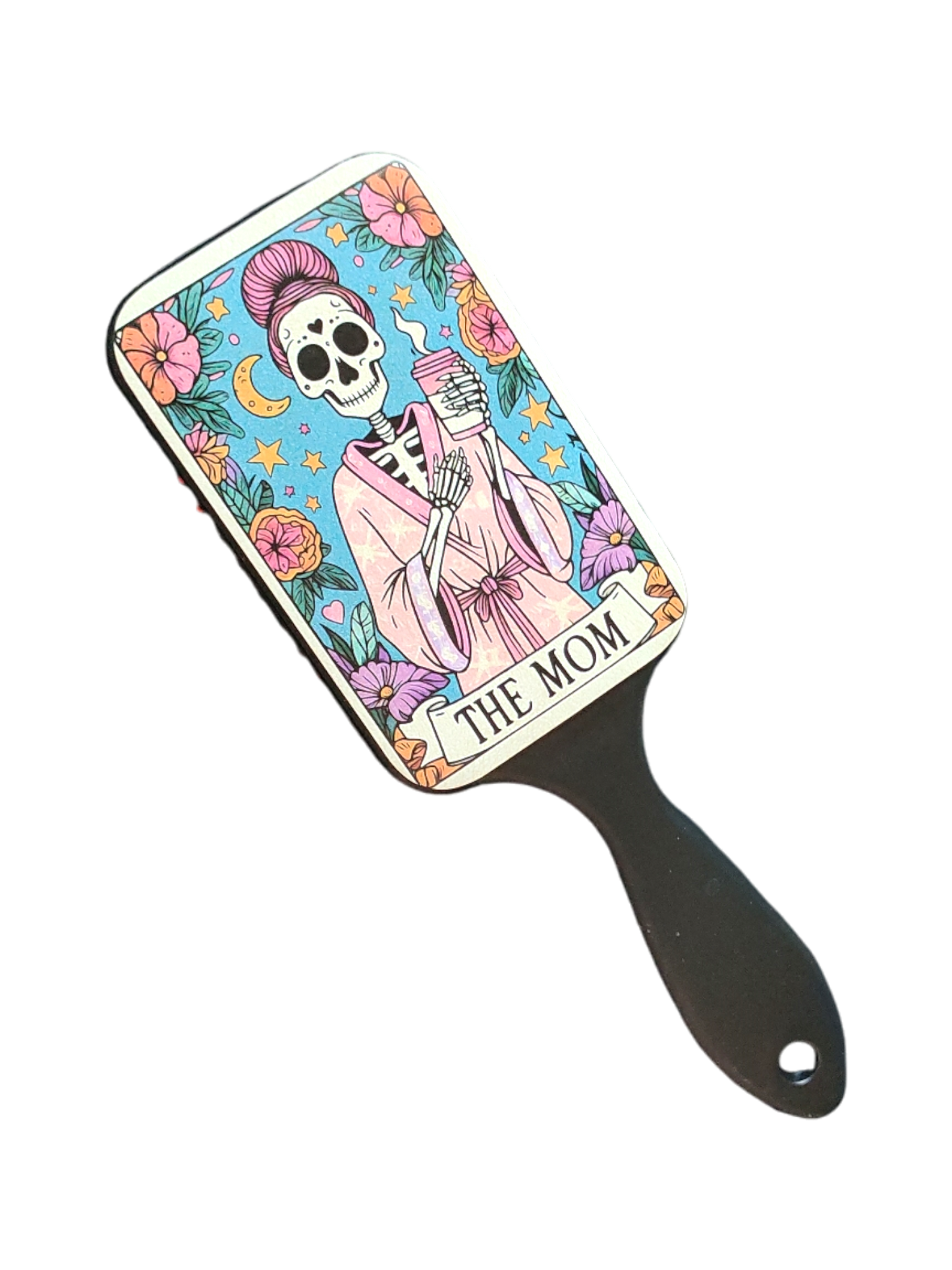 HAIR BRUSH | Day of the Dead | Mom with Lovin' a Hot Coffee