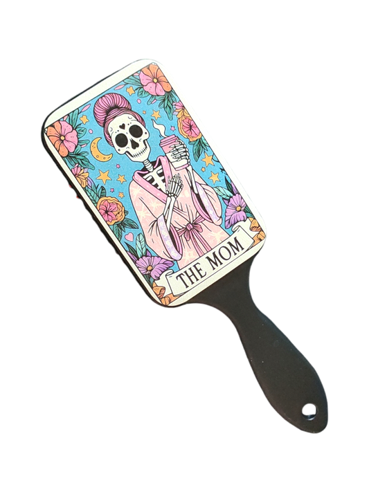 HAIR BRUSH | Day of the Dead | Mom with Lovin' a Hot Coffee