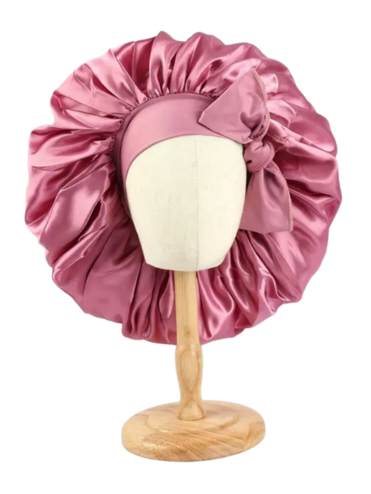 BETTY BOO HAIR BONNETS | Satin Pink