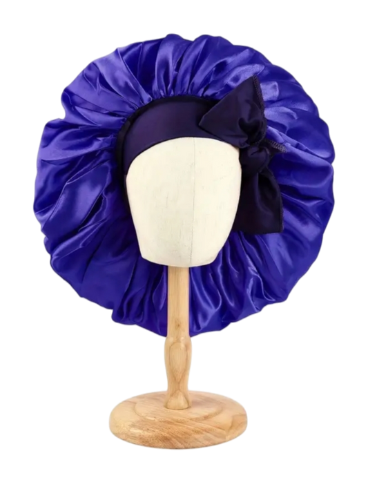 BETTY BOO HAIR BONNETS | Satin Purple