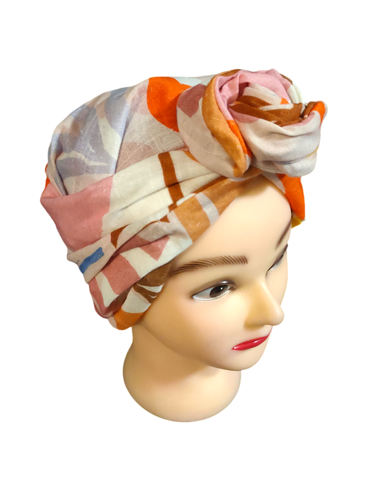 BETTY BOO WIRED TURBAN WRAP | Linen Malani