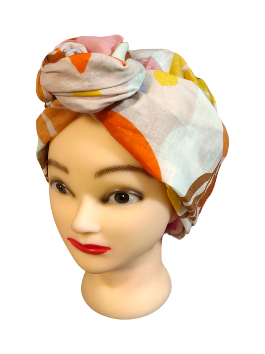 BETTY BOO WIRED TURBAN WRAP | Linen Malani