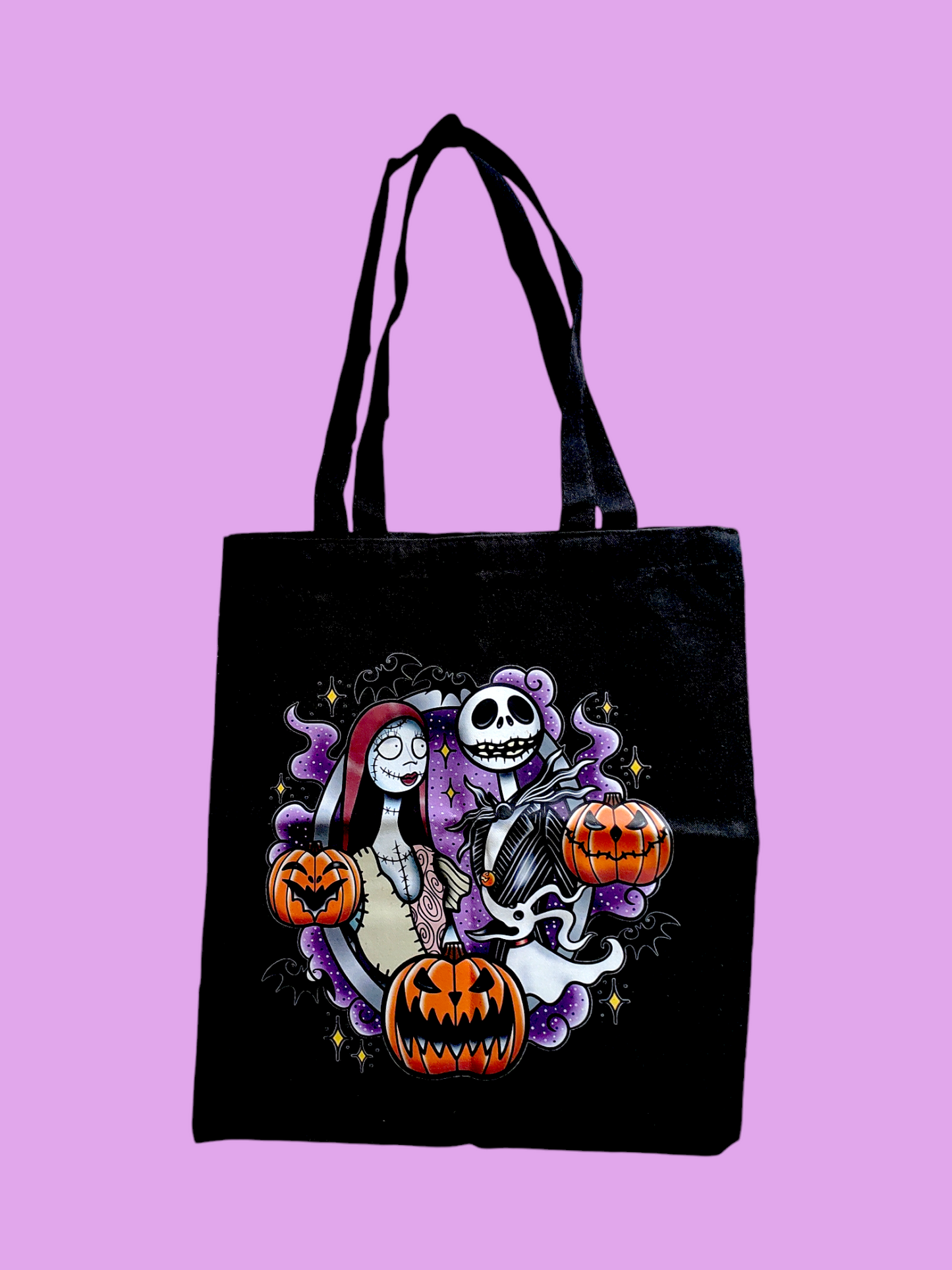 LARGE BAG Totebag Style |  Nightmas B4 Xmas | Jack & Sally