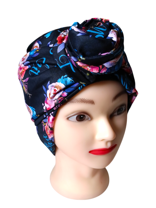 BETTY BOO WIRED TURBAN WRAP | Swear | F*ck This Sh*t | Blue