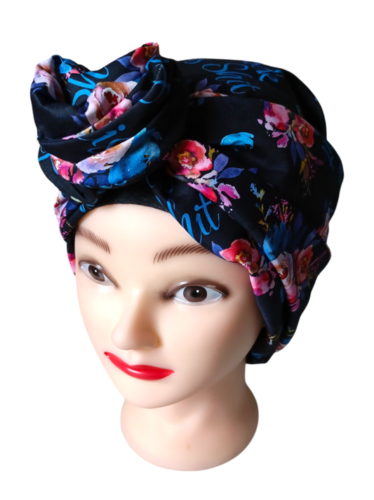 BETTY BOO WIRED TURBAN WRAP | Swear | F*ck This Sh*t | Blue