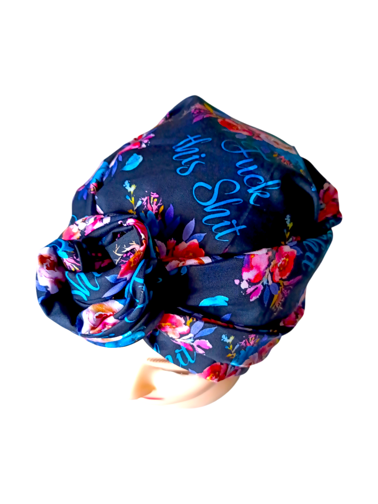 BETTY BOO WIRED TURBAN WRAP | Swear | F*ck This Sh*t | Blue