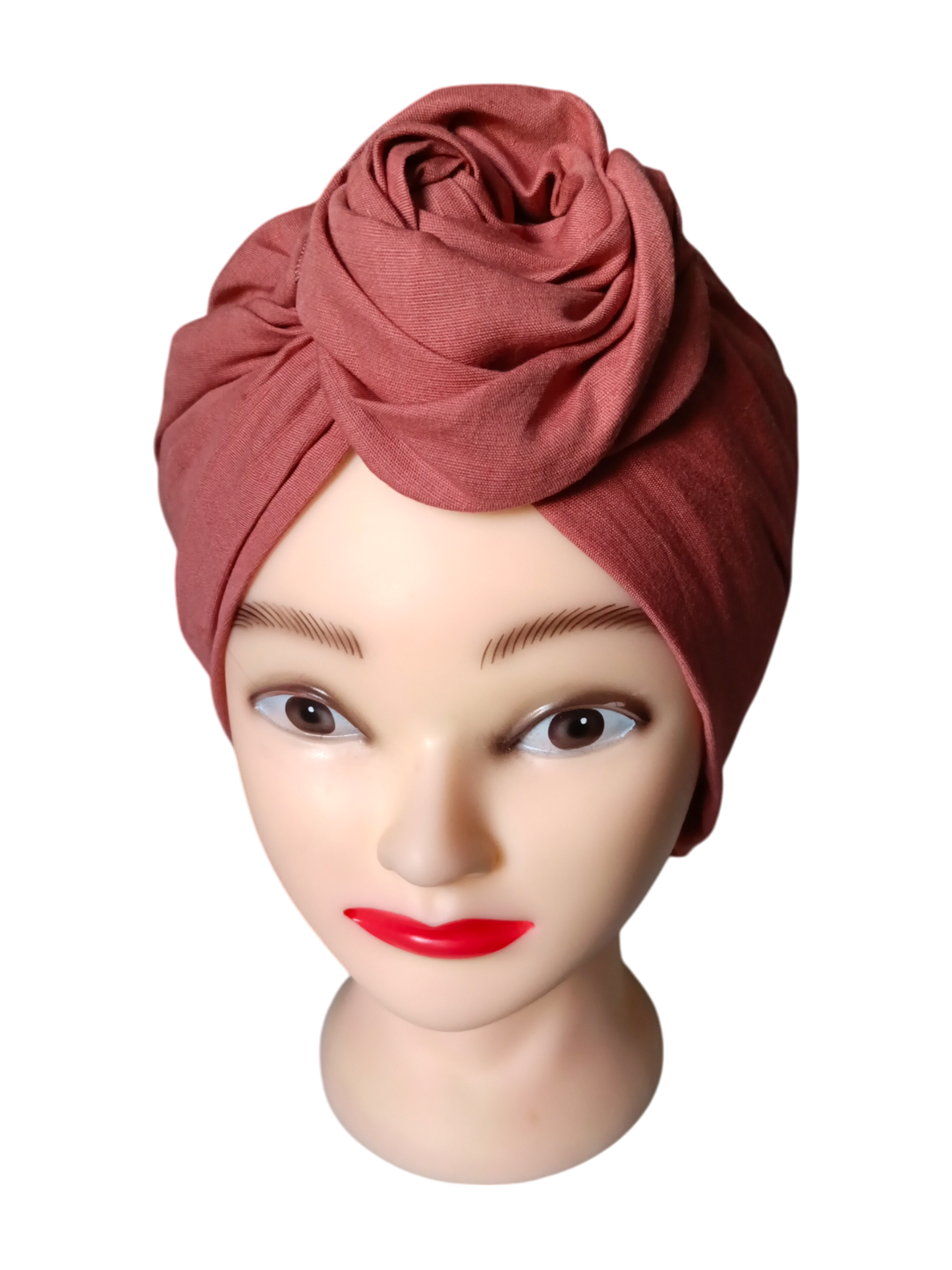 BETTY BOO WIRED TURBAN WRAP | Linen Rose