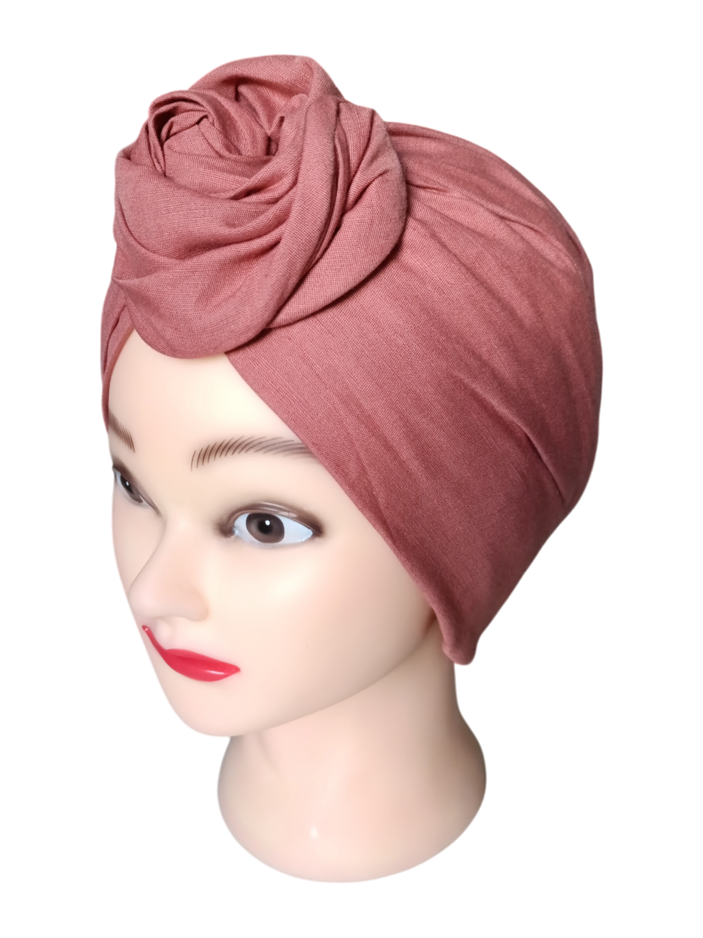 BETTY BOO WIRED TURBAN WRAP | Linen Rose