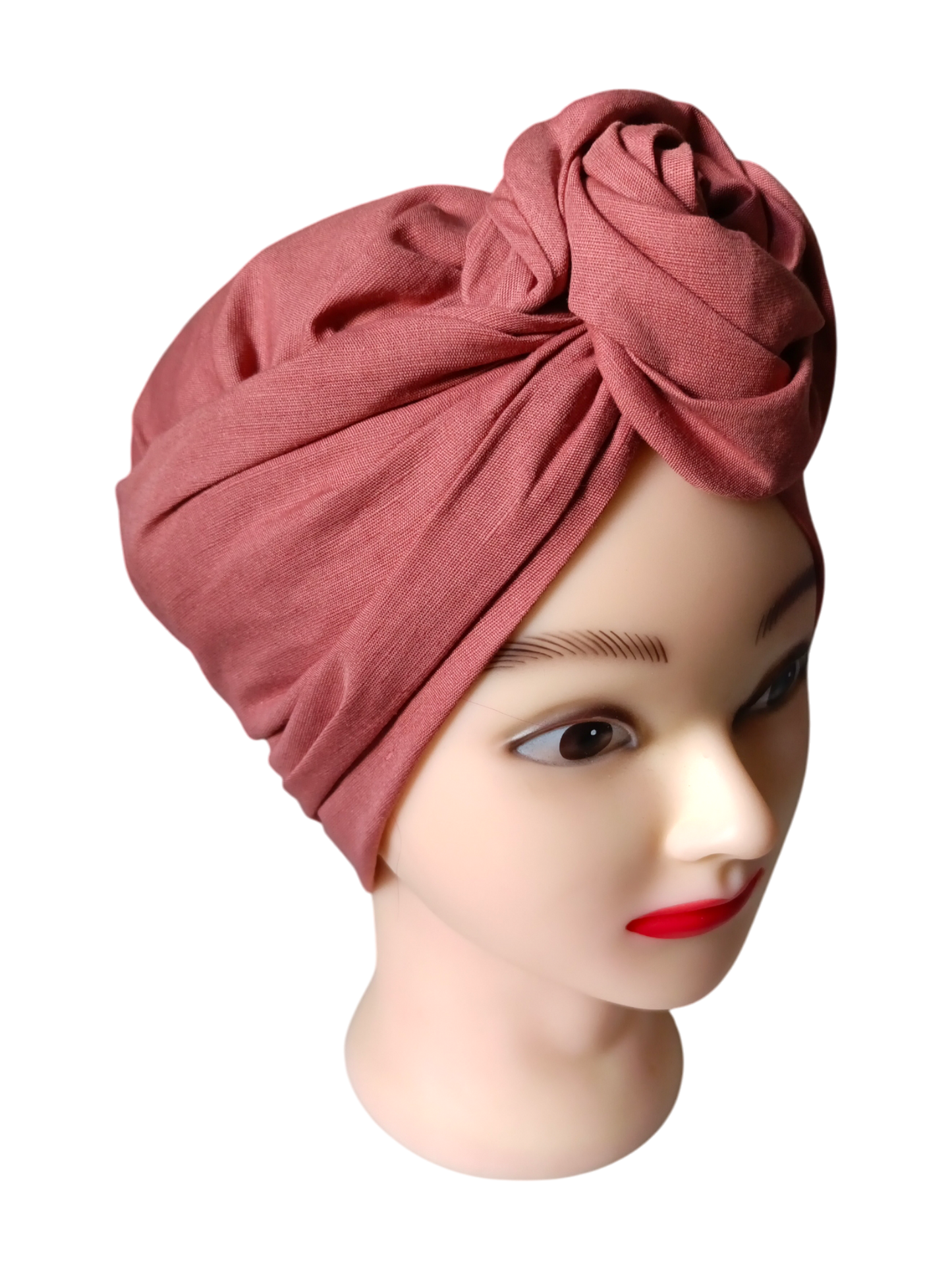 BETTY BOO WIRED TURBAN WRAP | Linen Rose