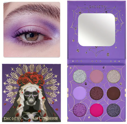 MAKEUP PALETTES | Shcoety Beauty & Horror | Day of Dead | Purple