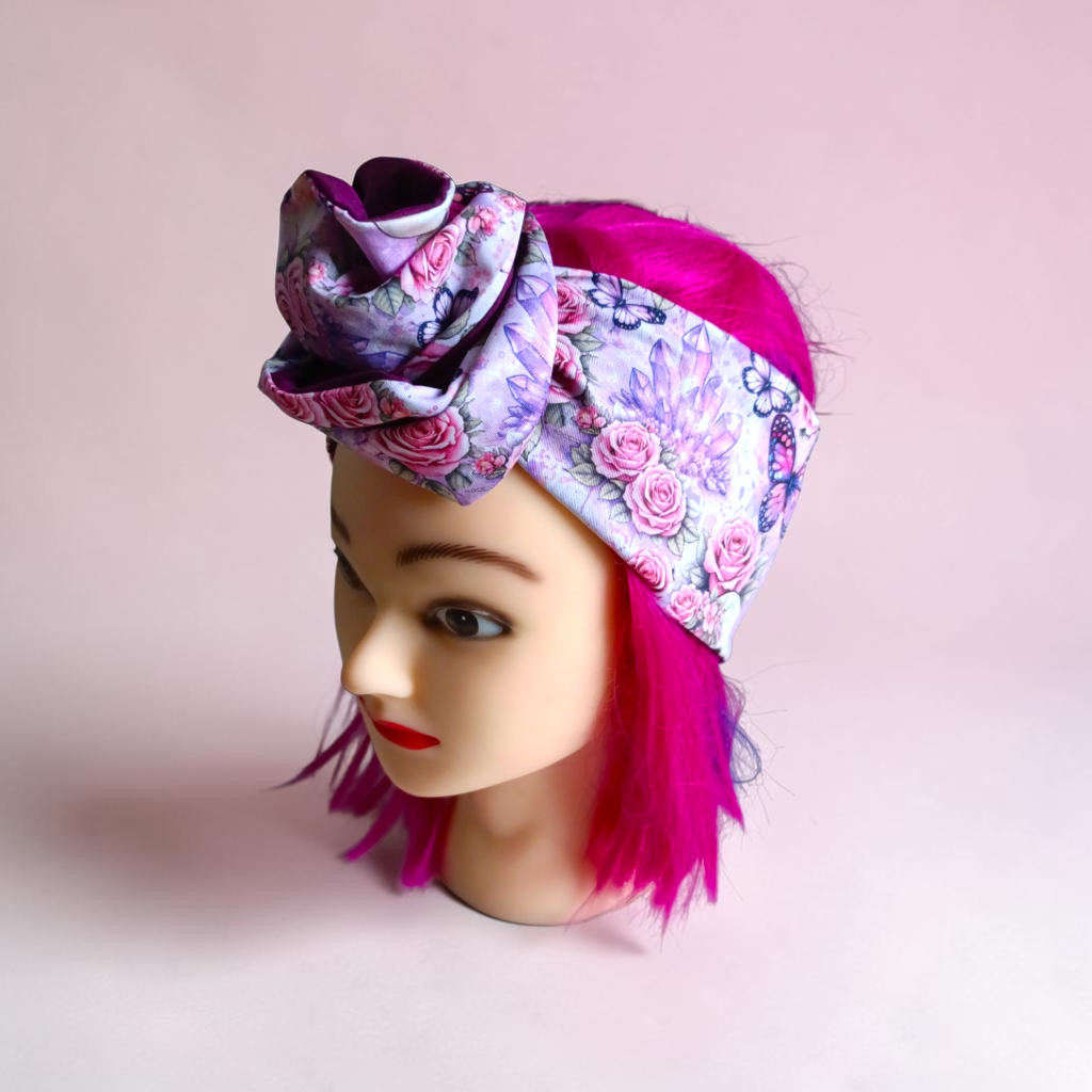 WIRED HEADWRAP | Channelled | Skulls & Flowers