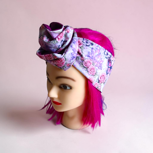 WIRED HEADWRAP | Channelled | Skulls & Flowers