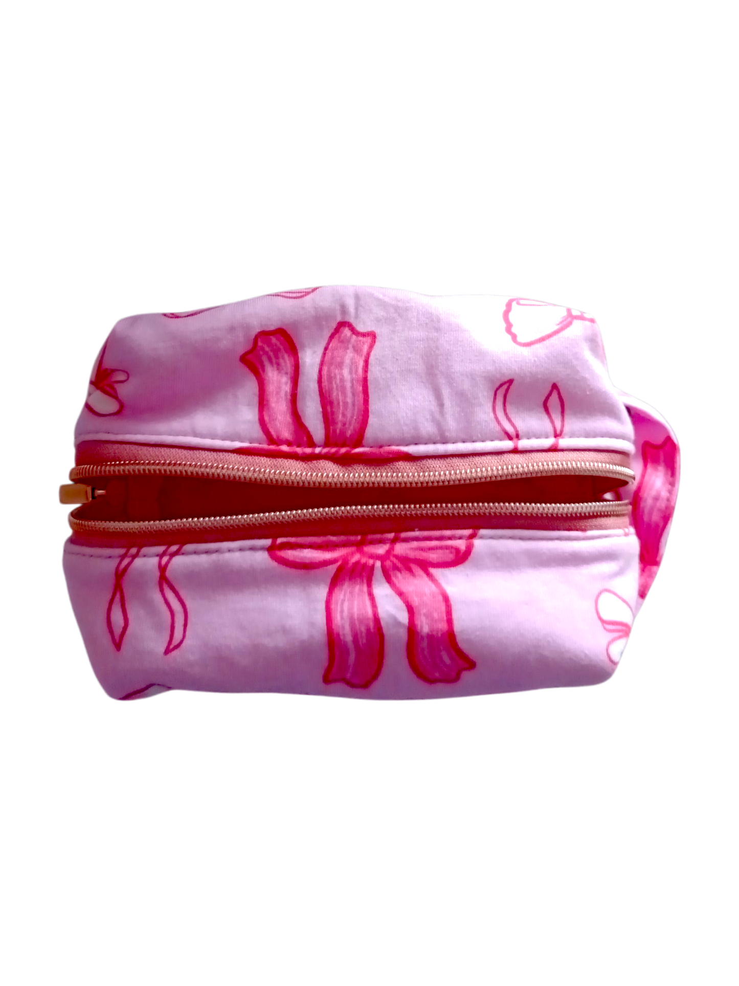 COSMETIC + CARRY ALL BAG  | Pink Bows