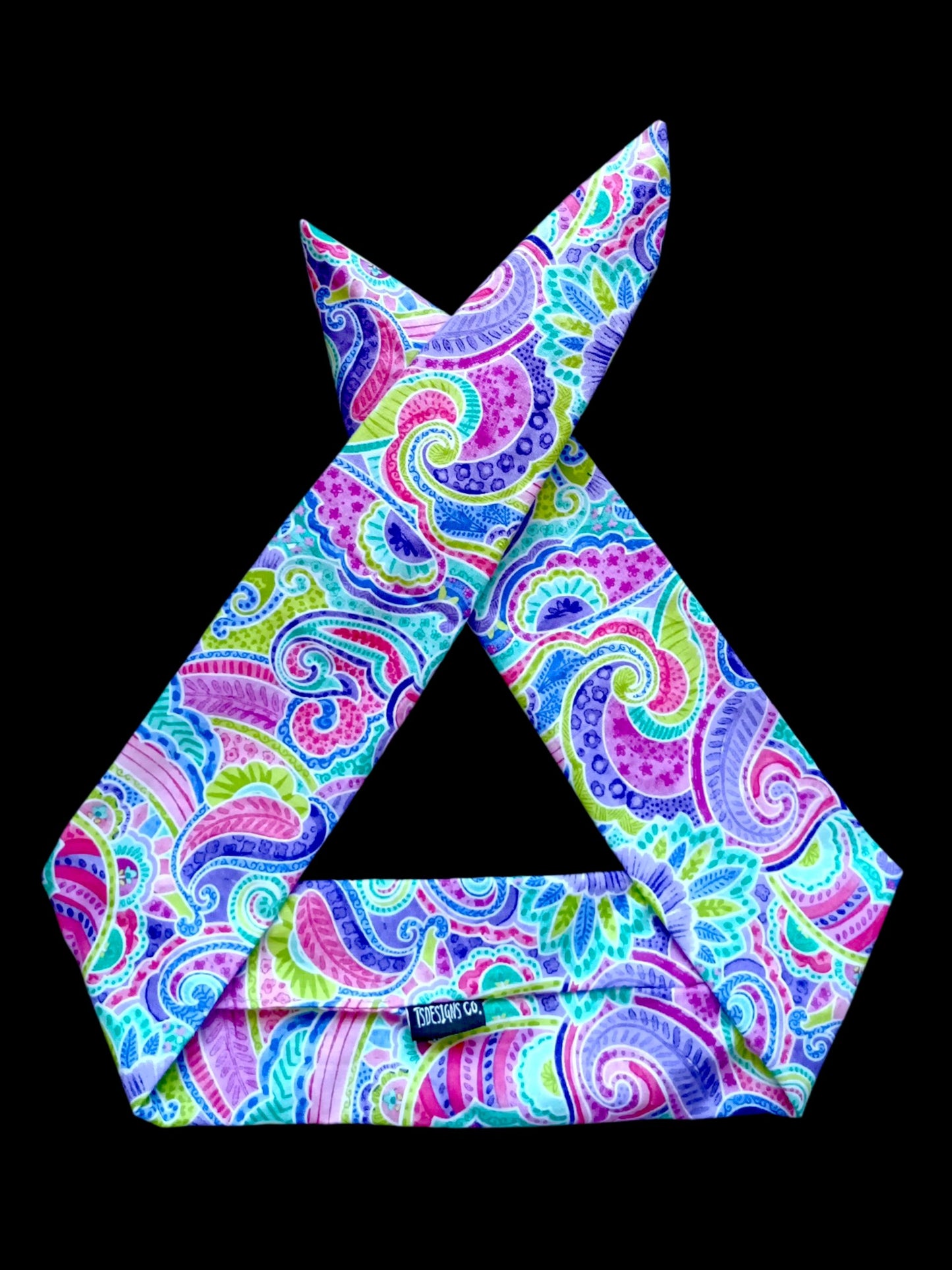 BETTY BOO BANDS™ WIRED HEADWRAP | Paisley | Rainbow Pastels
