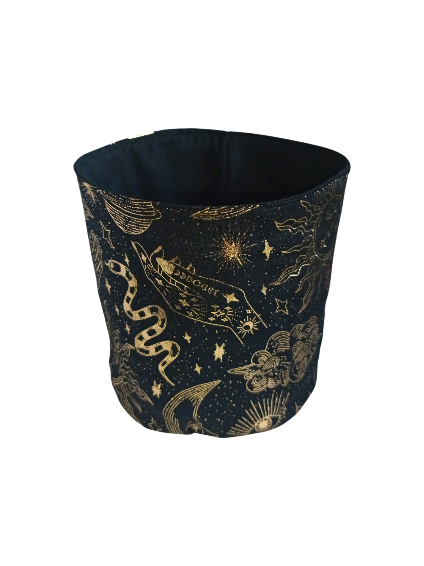VANITY BUCKET ORGANISERS | Black & Gold