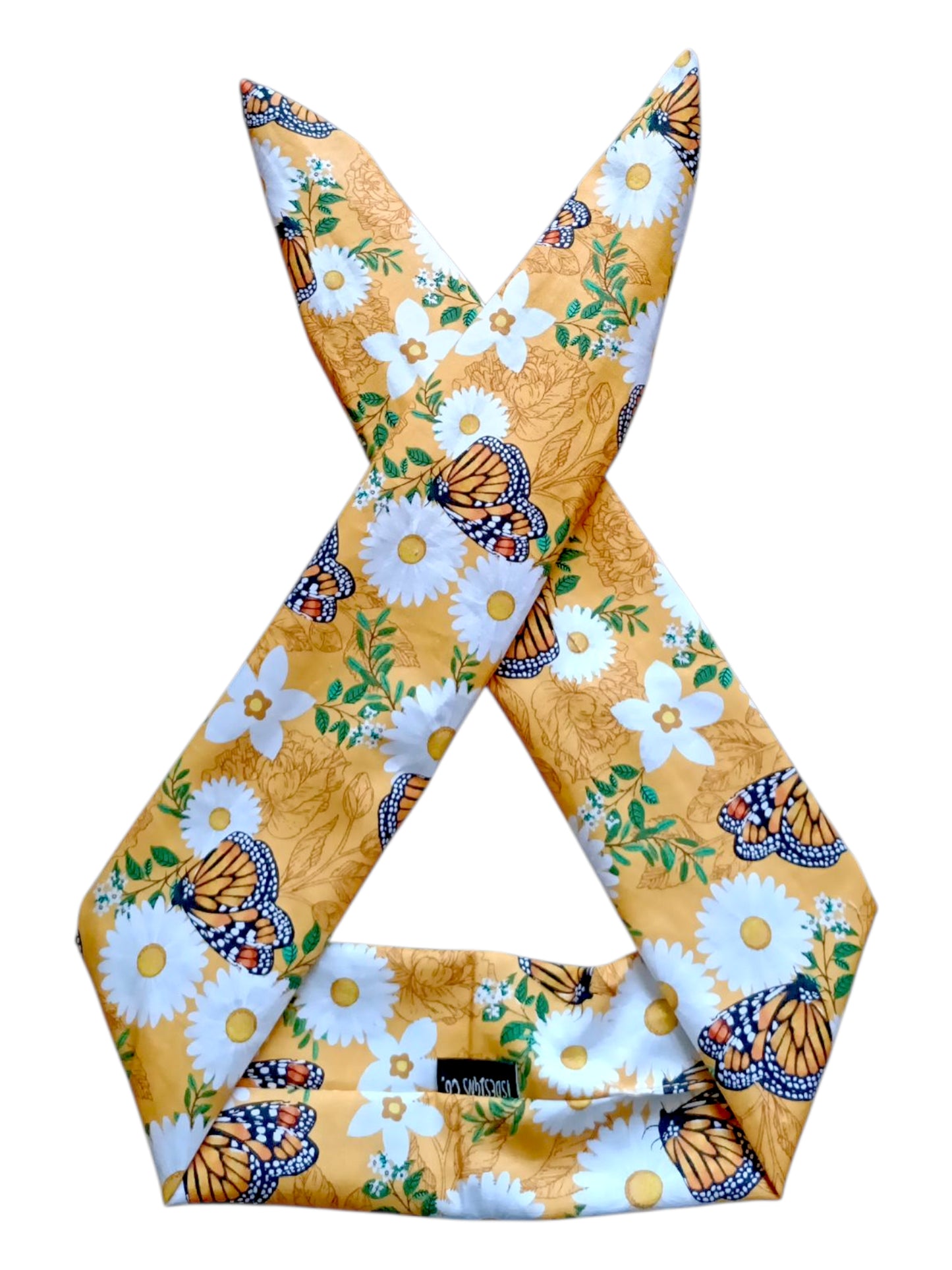 BETTY BOO BANDS™ WIRED HEADWRAP | Monarch Butterflies | Sunshine & Flowers